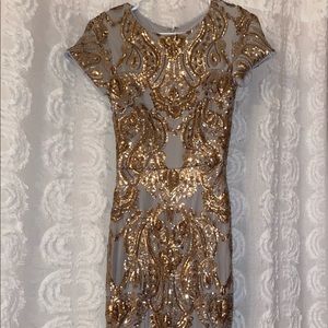 BHLDN Embellished Sparkle Gown - Size 6
